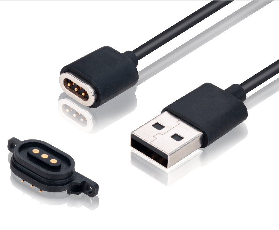 3pin Magnetic Charging Cable