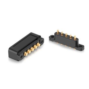 F0695 5 Position Spring Piston Connector Through Hole Pcb