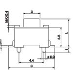 Tactile Switch 1101e